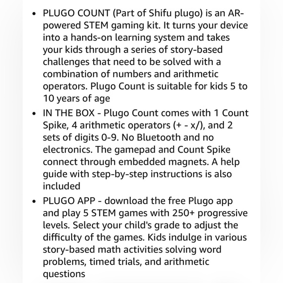 Plugo Count AR Math STEM Learning Kit | NIB - Picture 6 of 7